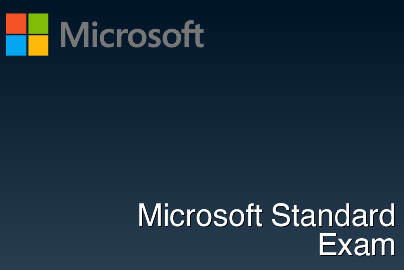 Microsoft Standard Exam
